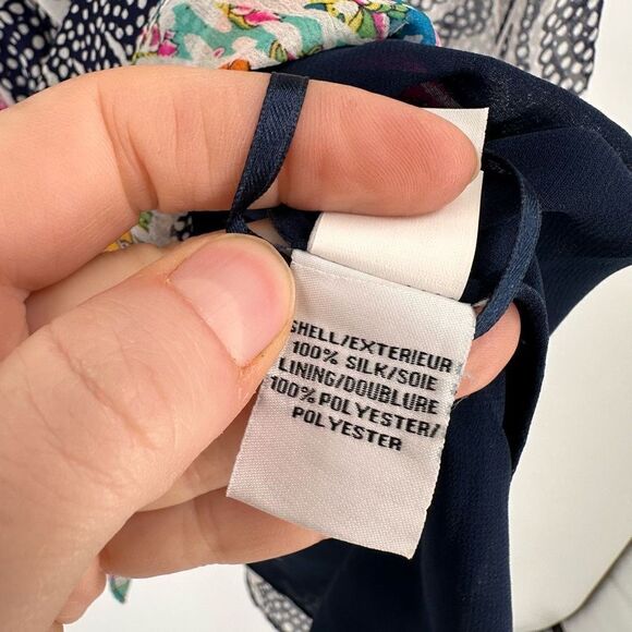 Diane Von Furstenberg Womens Silk Camila Off The Shoulder Top Multi-Color Size 4 - Picture 8 of 11